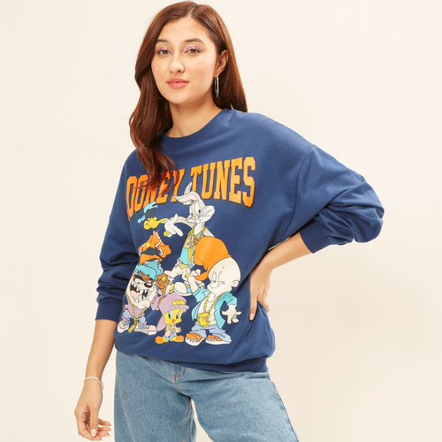 Looney tunes crew neck outlet