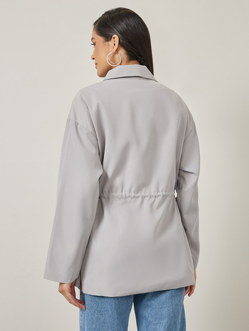 Oversized utility jacket women's sale