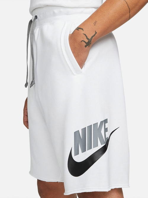 Buy NSW French Terry Alumni Shorts White For Men Styli Saudi
