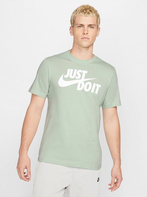 Buy NSW Just Do It Swoosh Graphic T Shirt Green For Men Styli Saudi