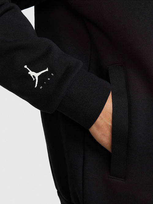 Buy Jordan Jumpman Fleece Crew Neck Sweatshirt Black For Men Styli Saudi