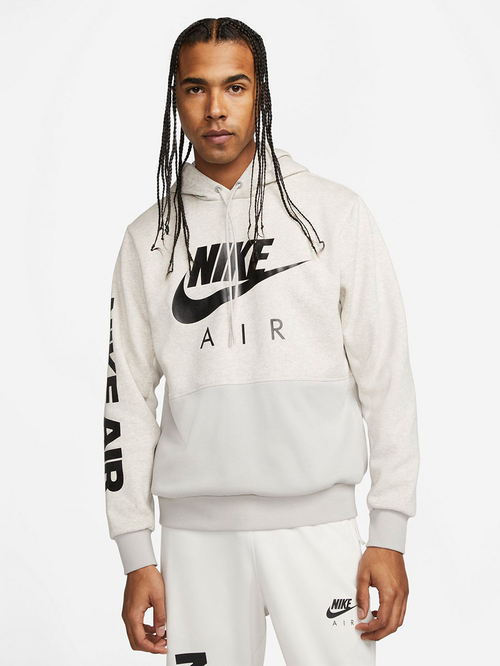 Nike off shop white pullover hoodie