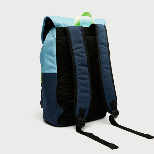 Buy Lee Cooper Backpack with Buckle Detail and Drawstring Closure