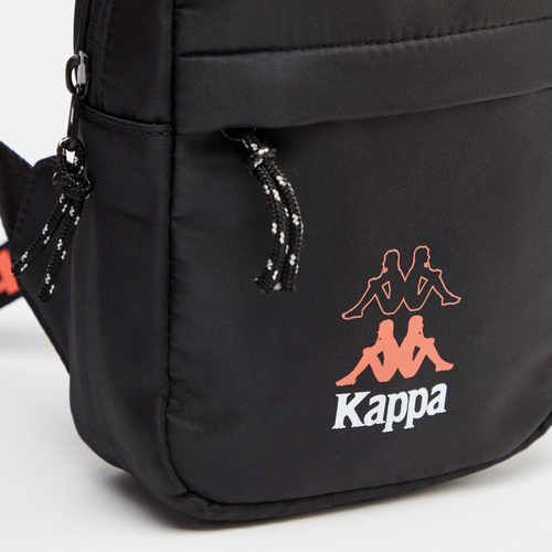 Buy Logo Print Crossbody Bag with Strap and Zip Closure Black For Men Styli Saudi