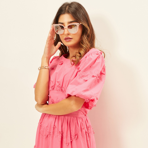 Embroidered top maxi dress online