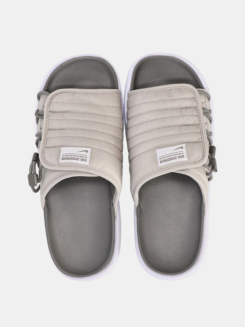 Suede nike slides cheap