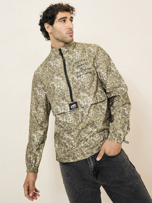Half zip track jacket sale