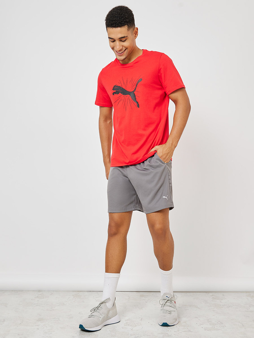 Buy Performance Woven 7 Training Shorts Charcoal For Men Styli Saudi