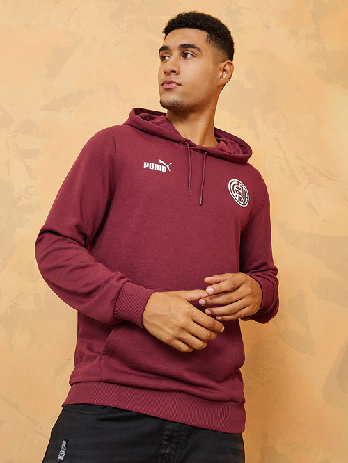 Buy FtblCore Qatar Fan Hoodie Burgundy For Men Styli UAE
