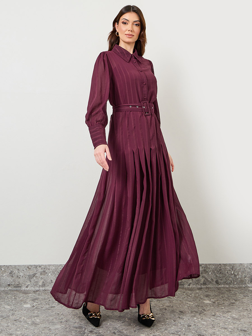 Belted hotsell maxi dress
