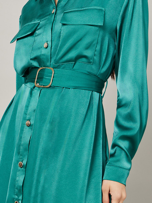 Long maxi shirt with slits clearance