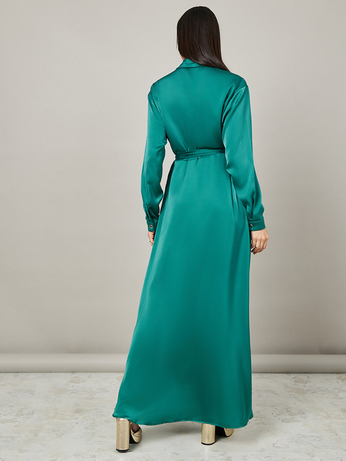 Long maxi shirt with slits cheap