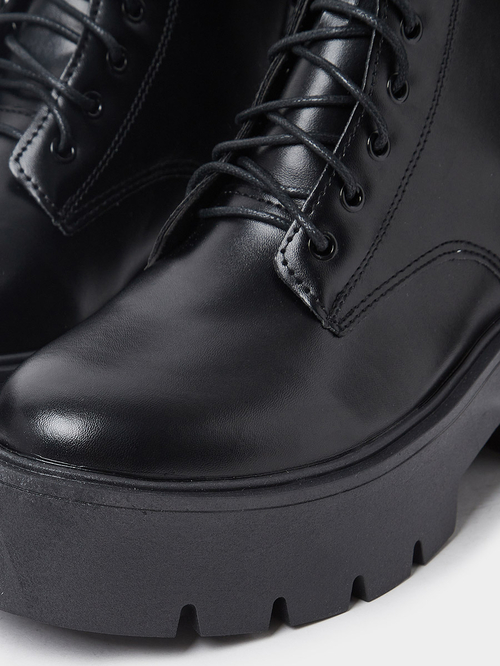 Chunky platform black boots sales