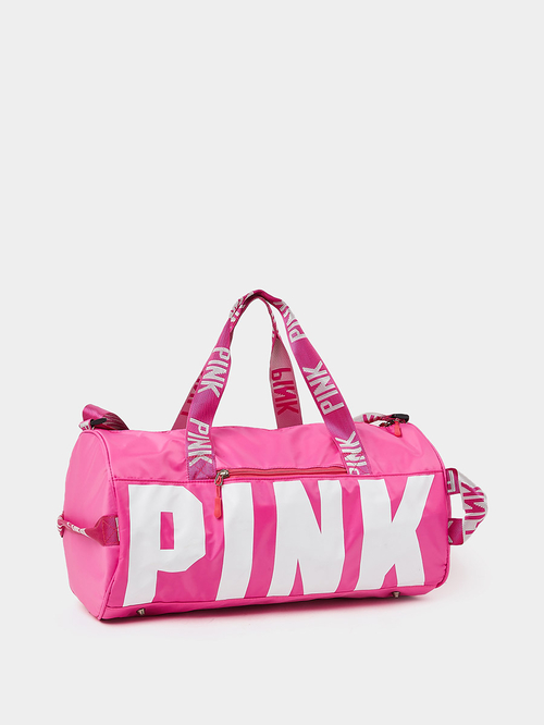 Buy Pink Print Sports Bag Pink For Women Styli Saudi