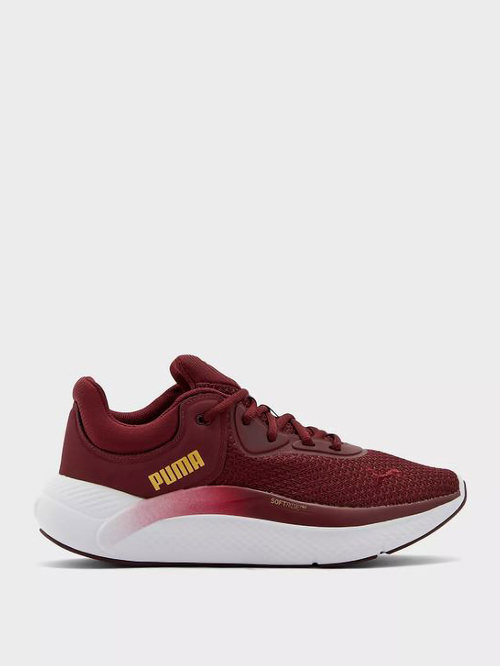 Buy Softride Pro Metallic Cat Logo Shoes Burgundy For Women Styli UAE