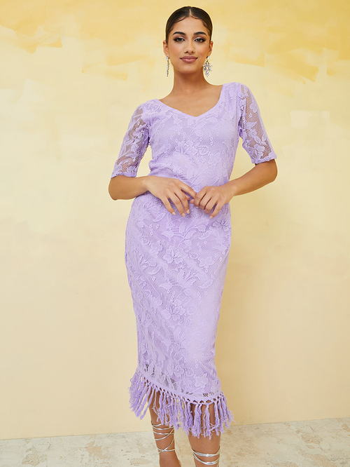 Lace and tassel dress store