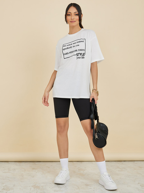 Longline t shirt style discount