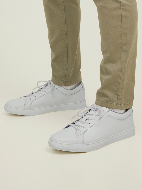 Jack and jones leather sneakers online
