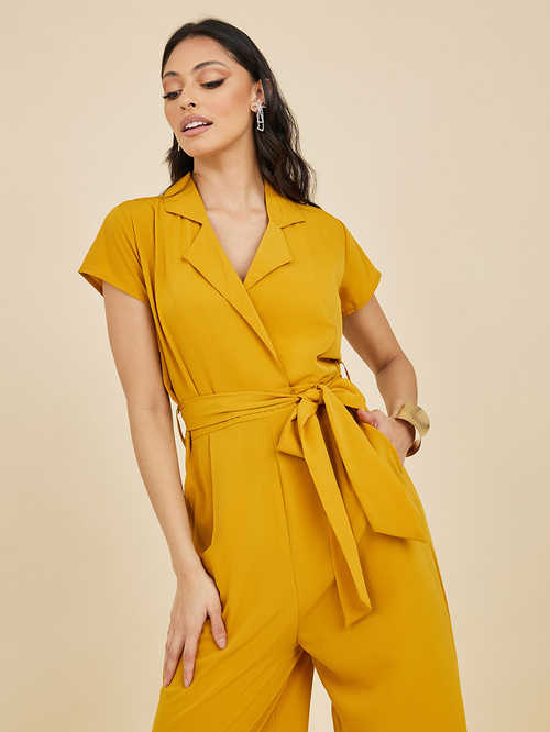 Mustard yellow jumpsuit womens online