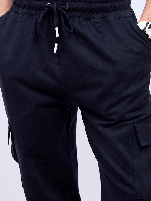 Navy cargo joggers clearance