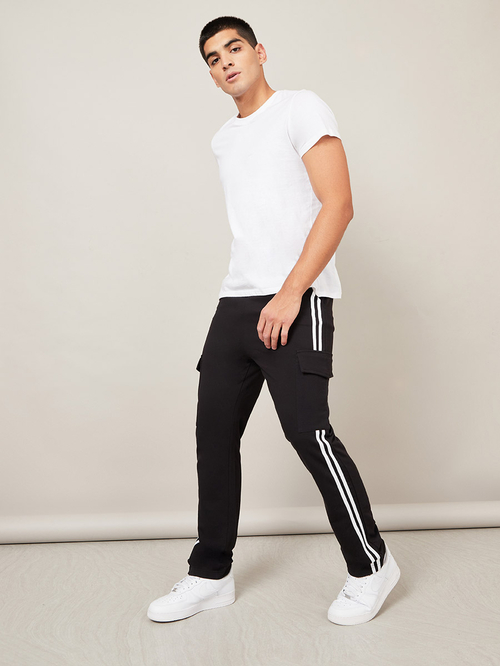 Joggers open hem clearance