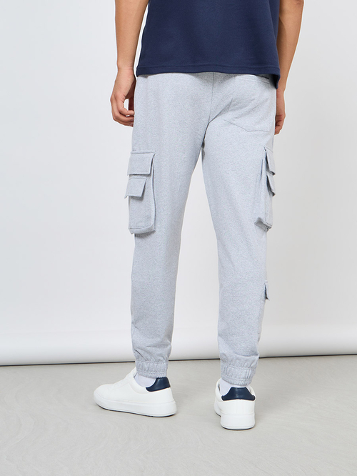 Men's cargo sweatpants with zipper outlet