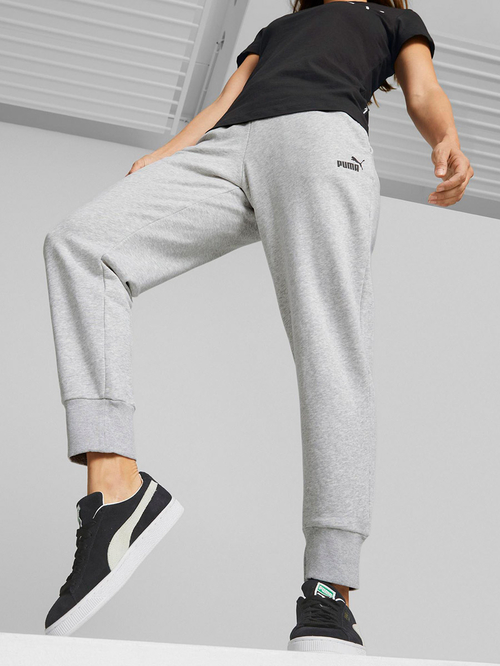 Buy Essential Jogger with Logo Detail Grey For Women Styli UAE