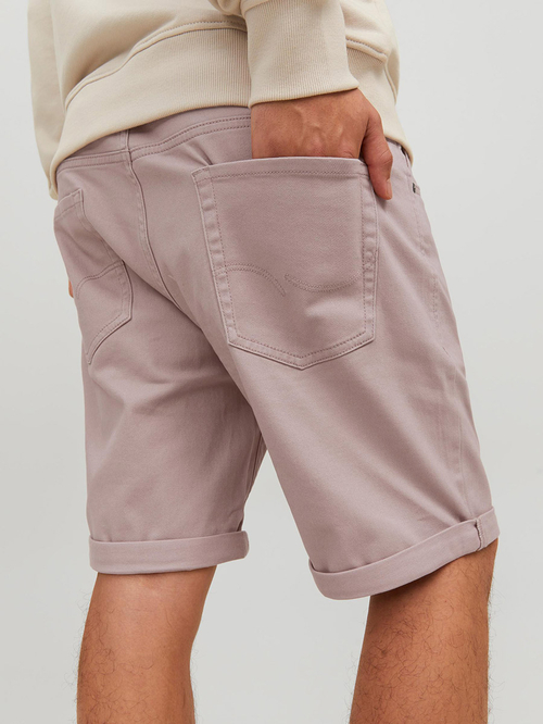 Buy Regular Fit Rick Original Denim Shorts Pink For Men Styli Saudi