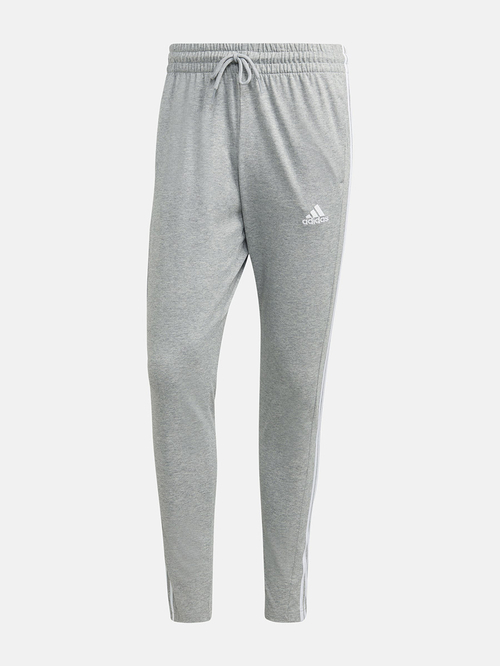 Mens grey adidas 3 stripe joggers outlet