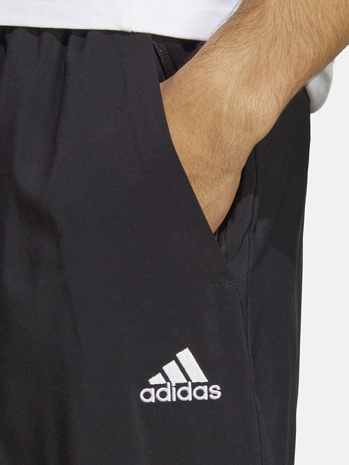 Buy AEROREADY Essentials Stanford Tapered Track Pants Black For Men Styli Saudi