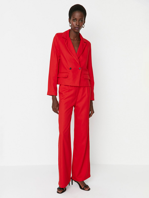 Wide leg trousers with belt loops clearance