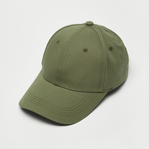 Solid green baseball cap clearance