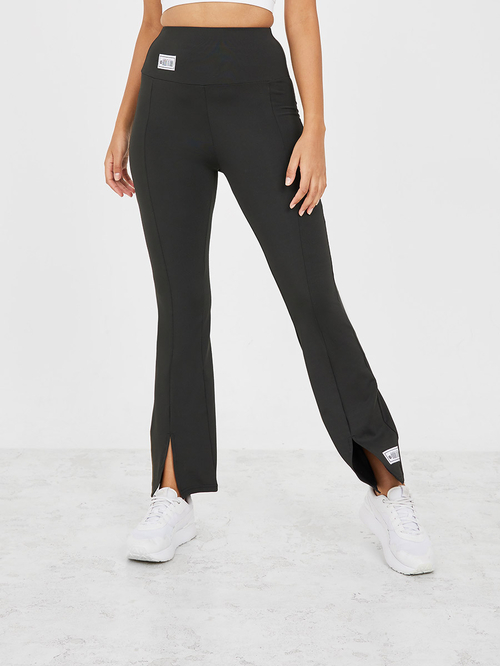 Gymspire Edition - 4 Way Stretch - High Waist Front Split Leggings