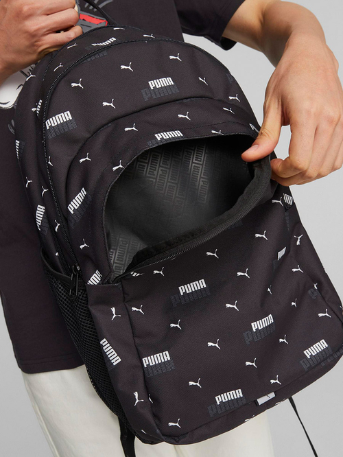 Buy All Over Print Academy Backpack Black For Men Styli UAE