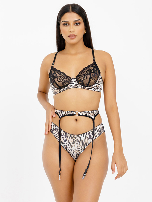 Animal shop print lingere