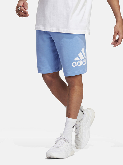 Buy Essentials Big Logo French Terry Shorts Blue For Men Styli Saudi