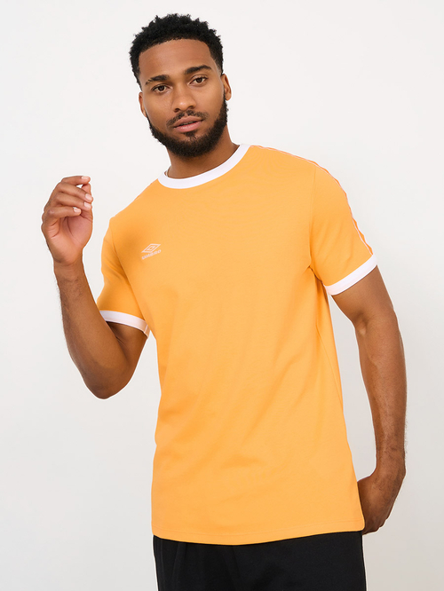 Adidas originals tape t-shirt yellow 2025