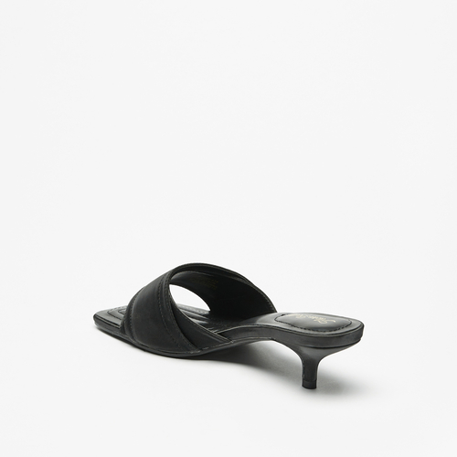 Open toe cheap kitten heel sandals