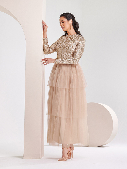 Sequin bodice discount