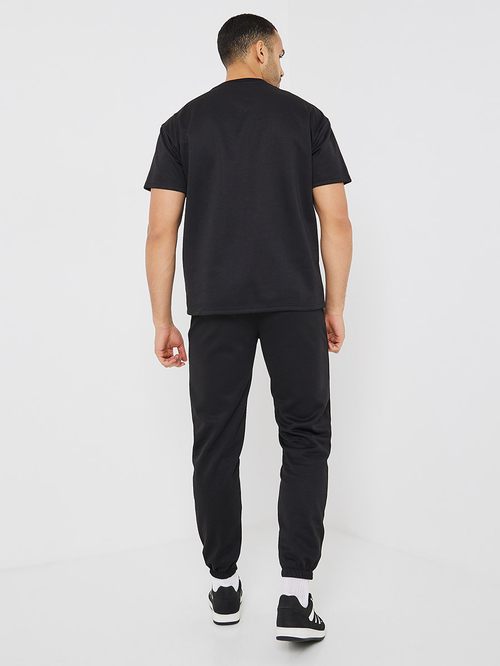 Slim fit jogger set best sale