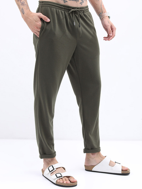 Straight hem joggers deals