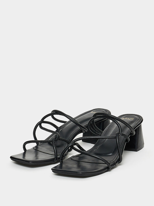 Grey block heel sandals deals
