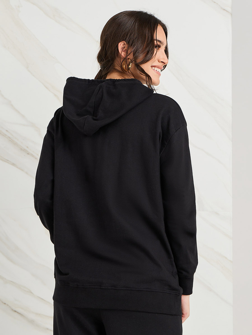 Hoodie longline shop