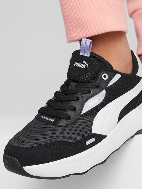 Puma platform black and white clearance