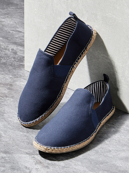Mens blue espadrilles clearance
