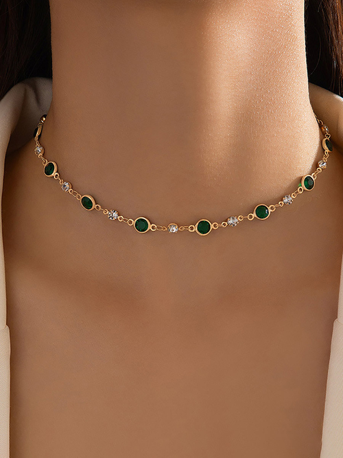 City gold choker necklace on sale