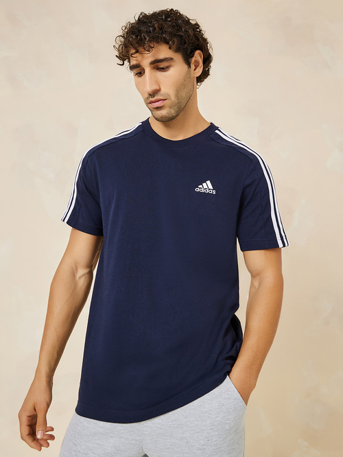 Adidas navy blue shirt cheap