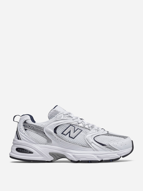 Buy 530 Textured Lace Up Sneakers White For Men Styli UAE