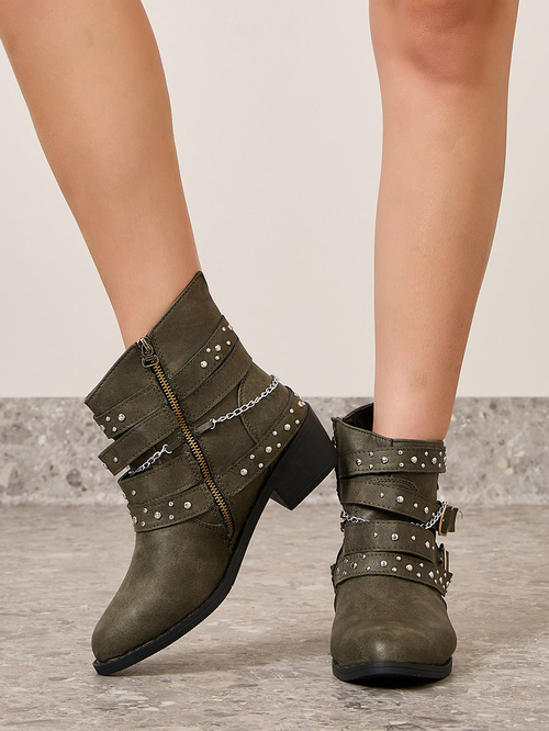Embellished boots top