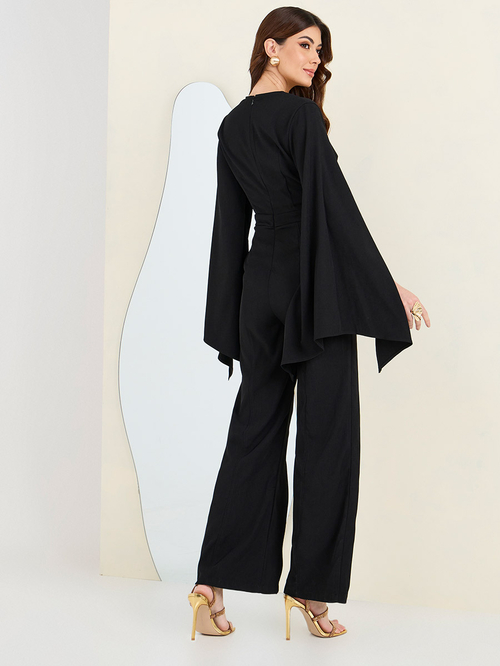 Slit sleeve jumpsuit store